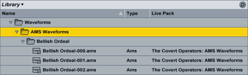 AMS Waveforms